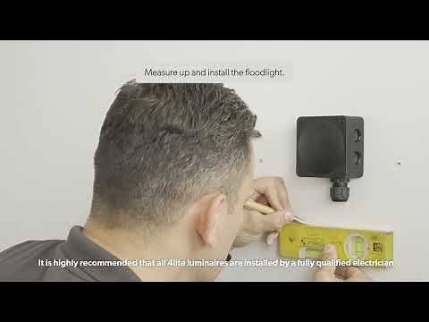 How to install 4lite’s Advantage floodlight | Screwfix