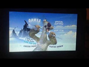 Ice Age DVD Menu Walkthrough