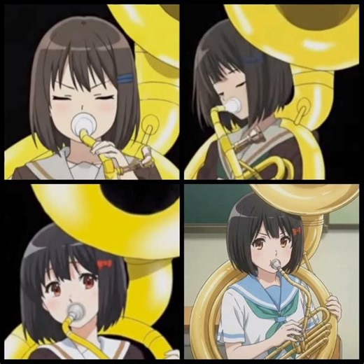 Sound Euphonium (2023) Kanade Hisaishi playing the Sousaphone scene
