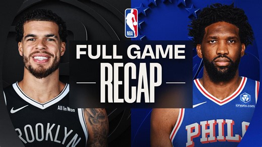 Game recap: Nets 114, 76ers 106