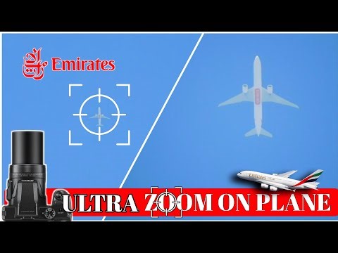 Emirates 60x ULTRA ZOOM | Stunning High Altitude Plane Spotting Close Up with superzoom camera