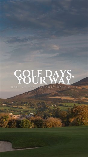 Customised golf days for every group. Let us take care of the details. ⛳ | Powerscourt Golf Club