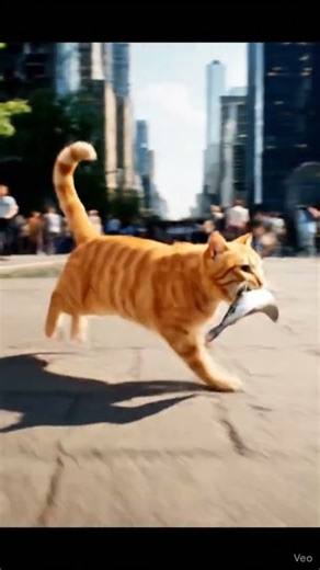 Who Taught This Cat How to Fish Like a Pro #viral #cat #comedy #cute