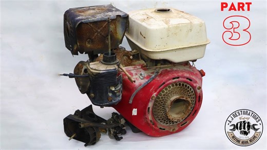 Complete Flooded Honda GX390 Engine Restoration Part 3