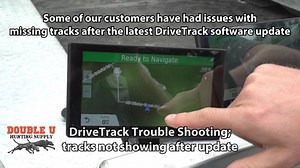 1.9K views · 15 reactions | Trouble Shooting Drive-Track 70: After updating to software Version 5.3 you may experience your dog tracks not showing. Double U shows how to fix this minor software issue quickly. | Double U Hunting Supply | Facebook