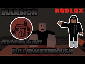 ROBLOX | Mansion - Full Walkthrough + Ending