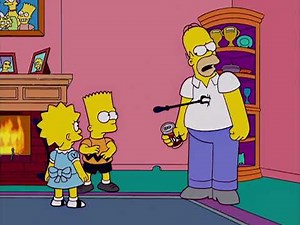 The Simpsons Halloween Special Episode XIV Opening Tombstone 1991 Version 2