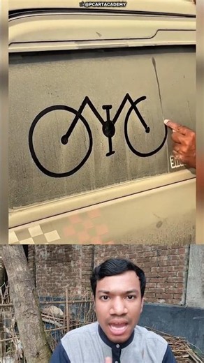 Easiest Way to Draw a Bicycle 🚲