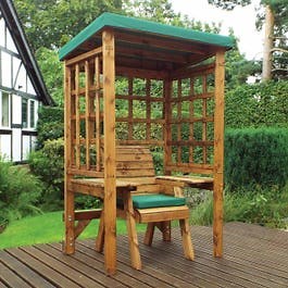 Charles Taylor Wentworth Single Seat Arbour with Cover