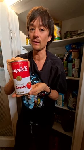 Captain Unemployment on Instagram: "Name a better tomato soup, I’ll wait. 🥫 #groceryshopping #healthyeating #tomatosoup #easyrecipe #relatable #comedy #funnyreel #cringe"