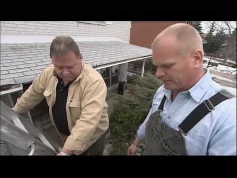 Mike Holmes and Rob Graves Installing The Smart Screen Gutter Guard
