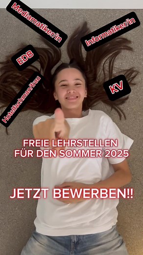 JETZT BEWERBEN! #Lehrstelle #ausbildung #lernende #mediamatik #kv #edb #hoko #informatik #zurich