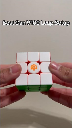 Best Gan V100 Leap Setup! #speedcubing #rubikscube #cubing