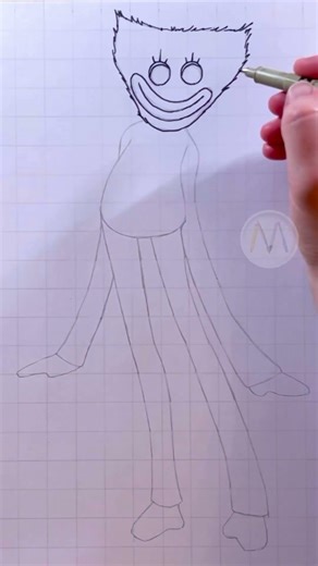 Kissy Missy dibujo rapido #comodibujar #dibujando #dibujorapido #huggywuggy #poppyplaytime