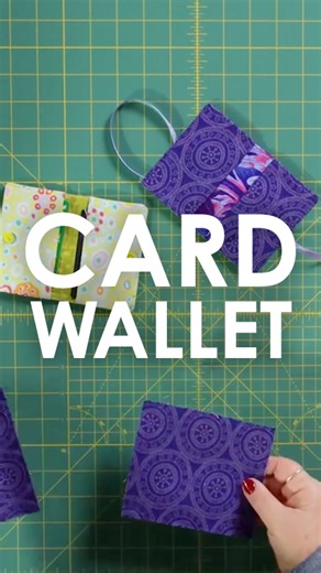 15K views · 121 reactions | Why not match a card wallet to your outfit, its such a simple and effective way to store cards. | The Sewing Studio UK | Facebook