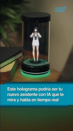 This is AVA, Razer's hologram that acts as a virtual assistant