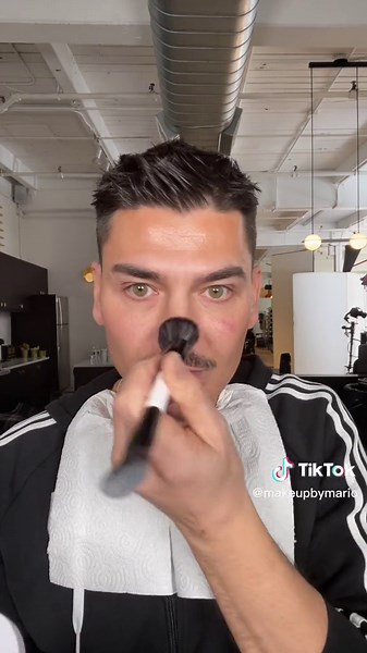 GRWM on Set Makeup Tutorial with Mario