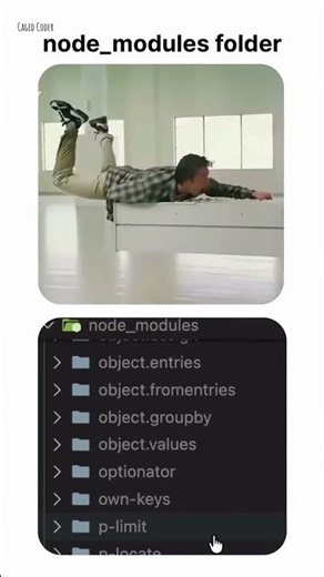 web developers understand 🤝😂 when you open node modules folder