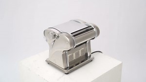 Electric Pasta Machine, Pasta Making Machine, 2-In-1 Heavy Duty Dough Roller Pressing Machine, 135w Powerful Motor Makes, 410 Stainless Steel, Used To Make Spaghetti, Lasagna, Spaghetti And Dumplings