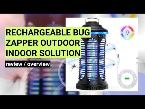 Rechargeable Bug Zapper Review: Effective Mosquito & Fly Trap for Indoors & Outdoors!