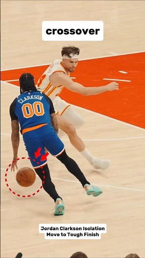 Jordan Clarkson Isolation Move to Tough Finish #nba #basketball #nbahighlights #shorts