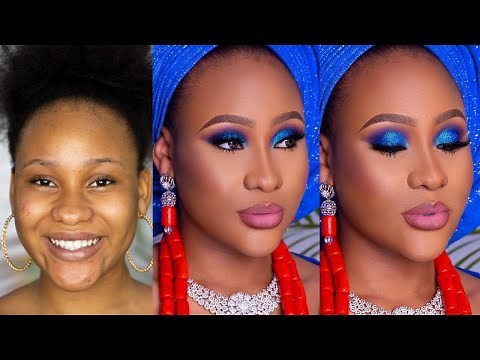 NIGERIAN BRIDAL MAKEUP & GELE TRANSFORMATION