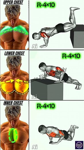 Best Chest Exercises for Gym & Home | Muscle Building Workout Plan #fitness #workout #exercise