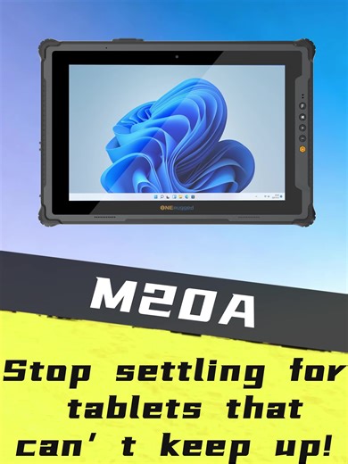 M20A Rugged Tablet: Power, durability, and zero compromises! ⚡12th Gen Intel Core i5/i7 = lightning-fast performance.Detachable SSD = expand storage in seconds.650 nits FHD touchscreen = crisp, responsive, sunlight-readable.IP65   MIL-STD-810H = built for industrial use. #ZeroCompromises #M20A #RuggedTablet #IntelCore #ExpandableSSD #SunlightReadable