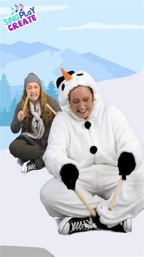Play rhythm sticks with Ms. Sandra and Mr. Snowman ☃️🥁 This winter rhythm stick song helps preschoolers practice listening, movement, and following directions while playing instruments — perfect for music time, circle time, or a quick brain break. Download the free lesson plan to go with the video: https://www.singplaycreate.com/product/free-snowman-rhythm-stick-activity