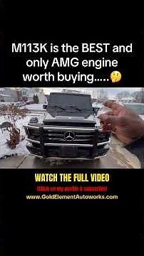 What Is The BEST Mercedes-Benz AMG Engine???? 🤔 M113k Kompressor