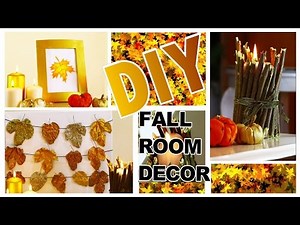 DIY Autumn/Fall Room Decor! 3 Easy DIY Fall Home Decoration Ideas