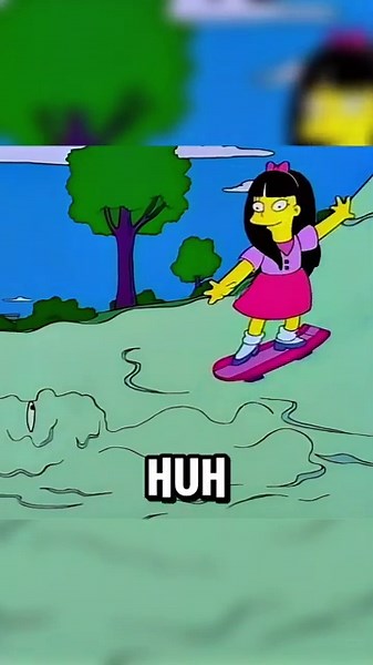 Bart's first girlfriend 👀 #thesimpsons #shorts