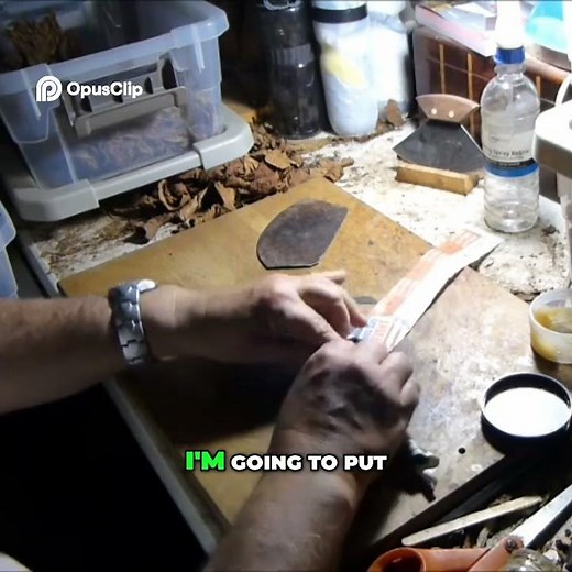 Cigar Rolling: Watch How a Pro Rolls Tobacco in Newspaper Strips