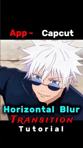 CapCut Horizontal Blur Transition Tutorial 🔥 | Easy & Smooth Edit
