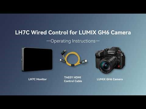 Porkteys LH7C wired control of Panasonic GH6