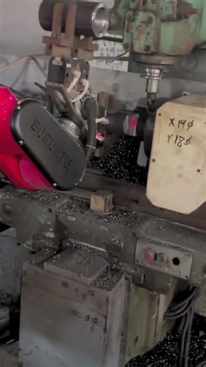 This is the process of moving iron to another place using special tools in the factory.