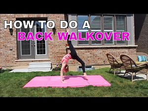 How to do a Back Walkover TUTORIAL
