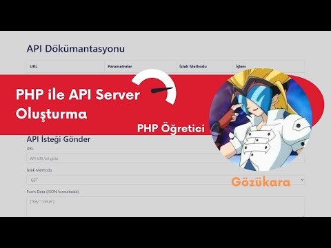 PHP ile API Server Oluşturma [REST API Alternative]