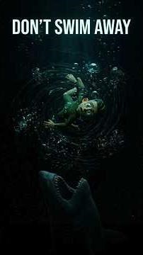 Never Swim Away From a Shark (Do This Instead) #shorts