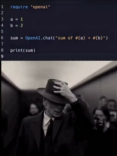 Calling OpenAI from a code editor means connecting your app or script directly to powerful AI mo#linux #programming #javascript #java #foryoupage