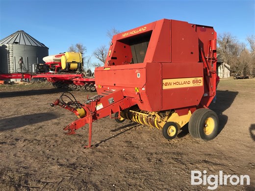1995 New Holland 660 Auto-Wrap Round Baler | Agriculture