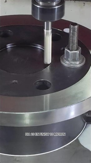 💥60 HRC HSG DIA10 EN FNISHING PROG #gjvmcprograming2575 💥#machine #cnc #mastercam #cnc