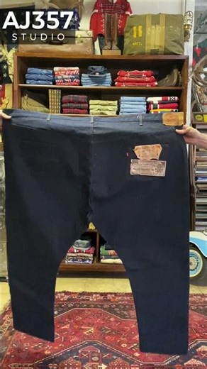 Red Line Selvedge Levi’s — Vintage USA Denim Display | AJ357 STUDIO Authentic Levi’s #vintage