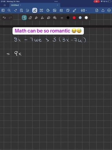 Math can be so romantic 🥰 #mathematics #maths #fy #viral #solvingmath