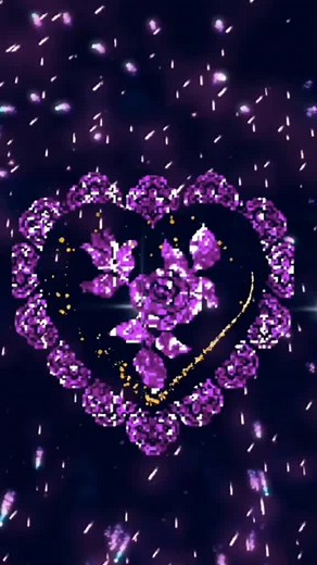 Animated Heart Displays Sparkling Visual Effects