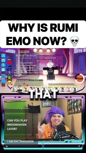 Rumi Sings Emo Songs In ROBLOX KARAOKE 🎤😂