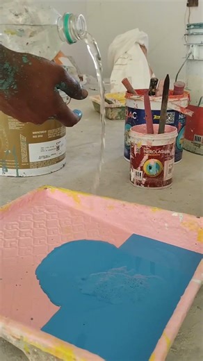 #Nerolac paint.#impression HD interior colour.#painting viralvideo. #colour #painting short video.