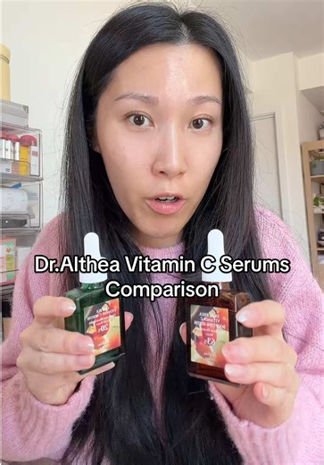 Dr.Althea Vitamin C Serum Comparison: Gentle vs Boosting