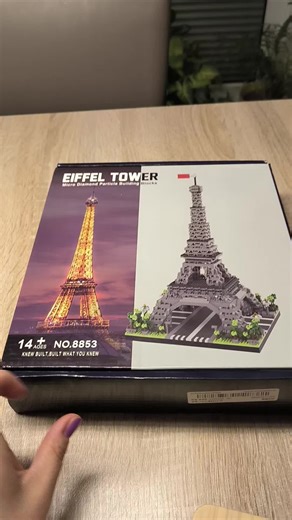 Eiffelturm Micro Bausteine Set mit LED-Beleuchtung