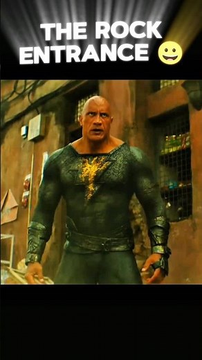 The Rock & Black Adam Entrance 🤩💥 #shorts #wwe #viralshorts